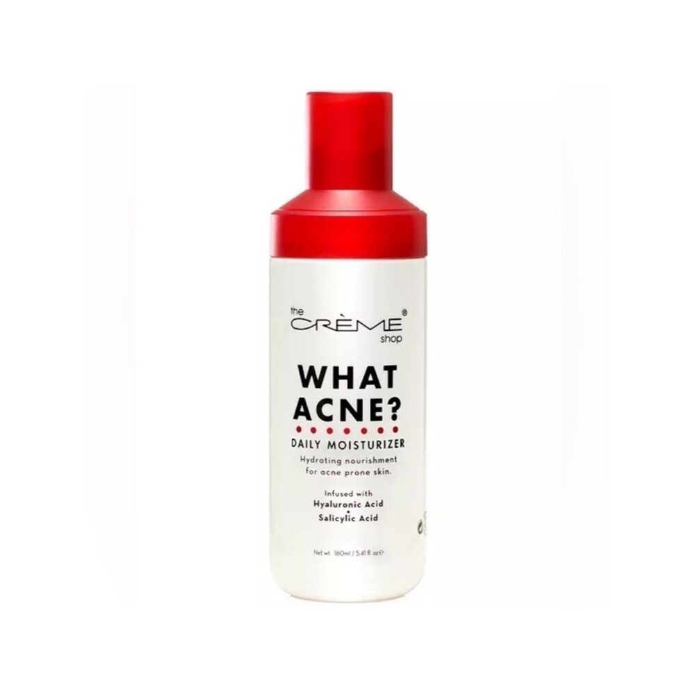 NEW The Crème Shop What Acne? Daily Face Moisturizer Made in Korea 5.4-oz Pump